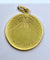 Pendentif Médaille en or jaune 18 carats représentant la Vierge Marie, signée G.Rabier 58 Facettes AB439