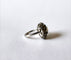 Bague 53 Bague or blanc 18k et Diamants anciens 58 Facettes