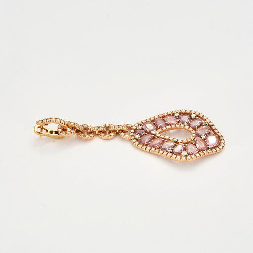 Boucles d'oreilles Boucles d'oreilles vintage saphirs et diamants sertis sur or jaune 58 Facettes 3679