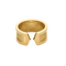 Bague 57 Cartier Bague C de Cartier en Or jaune 18k 58 Facettes GU292-1