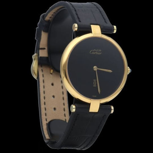 Montre Cartier Montre Must De Cartier Vermeil 58 Facettes MT43092