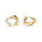 Boucles d'oreilles Boucles d'oreilles  Créoles  Or jaune, Or blanc 58 Facettes 4815899CN