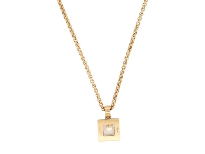 Collier collier pendentif CHOPARD happy  icons or jaune 18k diamant 0.05ct 58 Facettes 267593