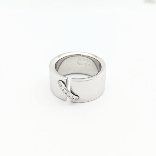 Bague 52 CHAUMET - Bague Lien or blanc et diamants 58 Facettes 29814
