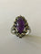 Bague 54 Bague Améthyste, quartz & marcassites 58 Facettes 602317