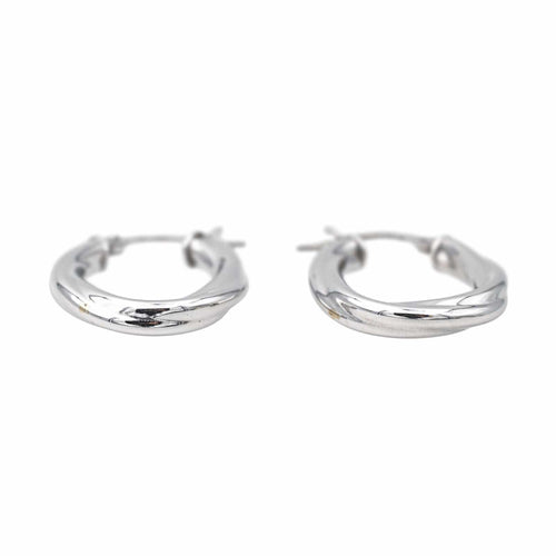 Boucles d'oreilles Boucles d'oreilles Créoles Or blanc 58 Facettes 4137676CN