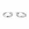 Boucles d'oreilles Boucles d'oreilles Créoles Or blanc 58 Facettes 4137676CN
