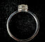 Bague 57 Bague alliance sertie d'un diamant taillé poire de 0,75 carat 58 Facettes