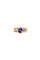 Bague 49 Bague Jonc en or jaune, saphir et diamants 58 Facettes