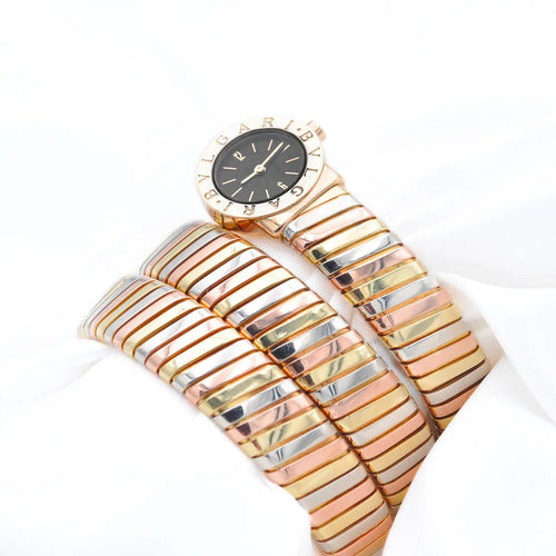 Montre Bulgari trois serpents en or