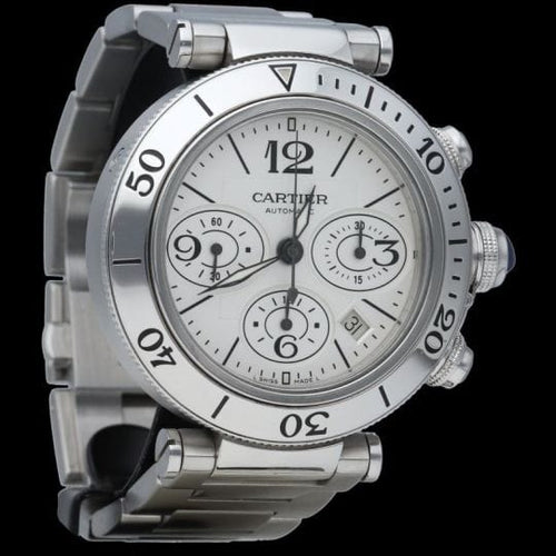 Montre Montre Cartier Pasha Seamaster Chronographe 42 mm 58 Facettes MT41495