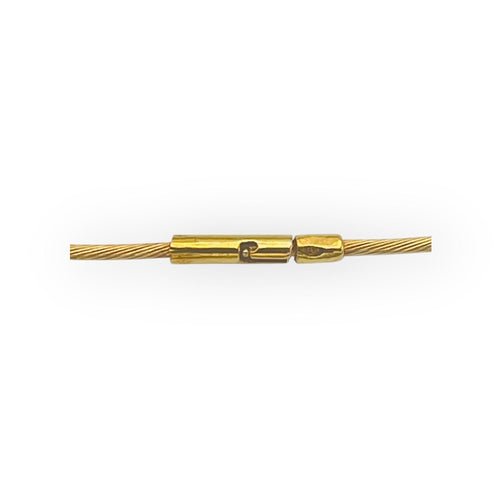 Collier Collier câble or jaune 40 cm 58 Facettes 149062580