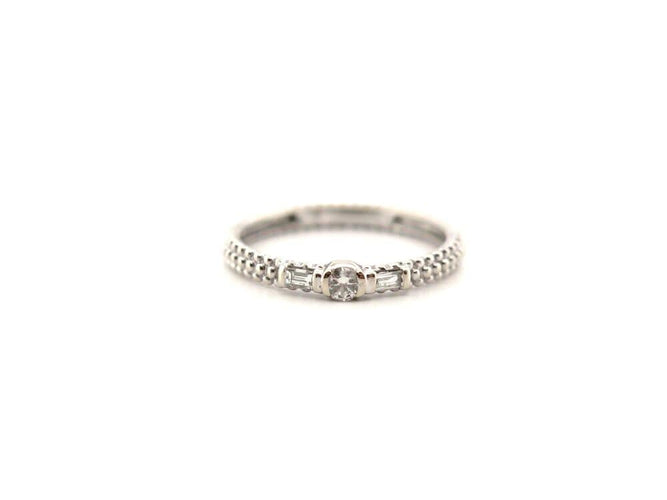 Bague 52 bague MAUBOUSSIN alliance amour je t aime t52 diamants & or blanc 58 Facettes 265858