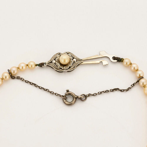 Collier Collier or blanc perle de culture 58 Facettes LP933/BET