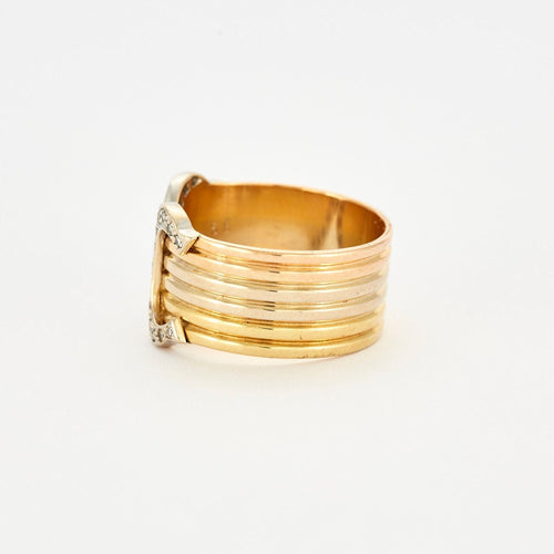 Bague 58 CARTIER – Bague Double C Diamants 58 Facettes