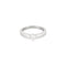 Bague 54 Bague solitaire en or blanc et diamant 58 Facettes GU293