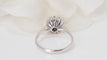 Bague 54 Bague en Or Blanc Perle & Diamants 58 Facettes 31881