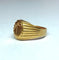 Bague 54 Bague chevalière en or jaune 58 Facettes 593/5
