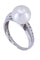 Bague 48 BAGUE PERLE ET DIAMANTS 58 Facettes 086031