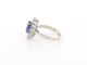 Bague 56 bague marquise en or blanc 18k sertie saphir 1.3ct & diamants 0.3ct 56 58 Facettes 266444