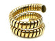 Bague 54 BVLGARI. Collection "Tubogas", bague en or jaune 18K 58 Facettes