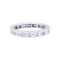 Bague 51 Alliance platine et diamants. 58 Facettes 33379