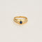 Bague 54.5 Bague Union or jaune, saphir 58 Facettes LP884/13