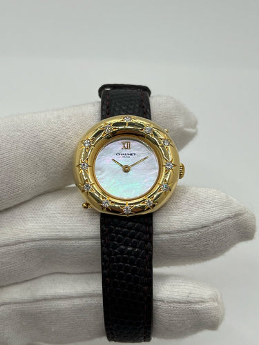 Montre CHAUMET - Montre L'Anneau Yellow Gold & Diamonds Modèle Unique 58 Facettes