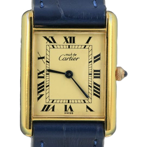 Montre Cartier Montre Tank Vermeil 58 Facettes MT42215