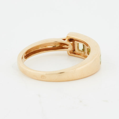 Bague 57 Maison Guy Laroche - Bague Or Jaune et Péridots 58 Facettes RÉF 11052/19
