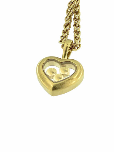 Collier CHOPARD - collier pendentif cœur Happy Diamond en or jaune 58 Facettes