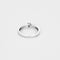 Bague Solitaire en or blanc et diamants