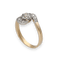 Bague 53.5 Bague 1900 or et platine, diamants taille ancienne 58 Facettes