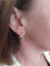 Boucles d'oreilles Créoles ovales 58 Facettes 084721