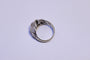 Bague 49 Bague Jonc Or blanc 58 Facettes