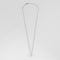 Collier Collier or blanc La Brune et la Blonde diamant 58 Facettes 330794