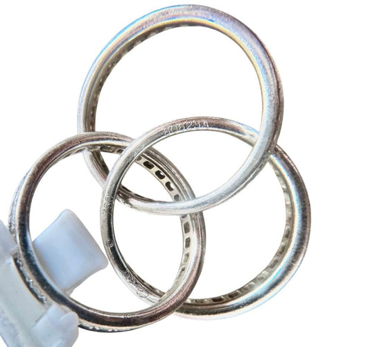 Bague 55 CARTIER - Bague Trinity or blanc diamants 58 Facettes