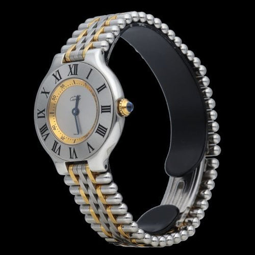 Montre Cartier Montre Must 21 Or Jaune 18K / Acier 58 Facettes MT40159