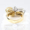 Sortija en oro amarillo con vistas de oro blanco y diamantes naturales 58 Facettes