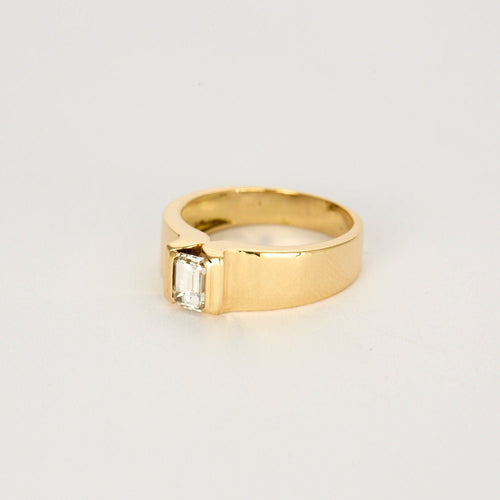 Bague 56 Bague solitaire or jaune et diamant 58 Facettes 23/266A