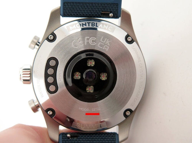 Montre montre connectee MONTBLANC smart summit 3 titane mb131800 58 Facettes 266969