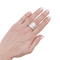 Bague 54 Bague Pomellato, "Tubolare", or blanc, diamants. 58 Facettes 34443