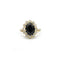 Bague 51 Bague or jaune saphir et diamants 58 Facettes 240270R