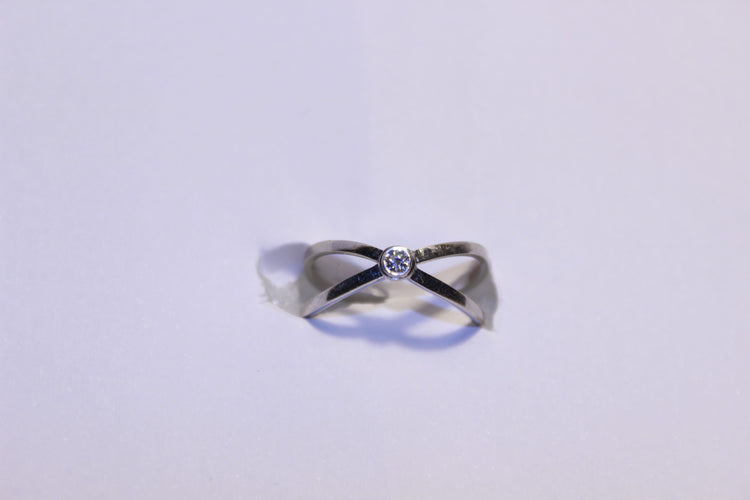 Bague 52 Bague Diamant 0.09ct 58 Facettes