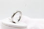 Bague Bague demi-alliance diamants taille princesse 0,70 ct en or blanc 750 58 Facettes 240269