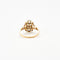 Bague 54 Bague or jaune et gris sertis de diamants 58 Facettes 240029