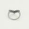 Bague 49,5 Bague aigrette en or blanc, émeraudes et diamants 58 Facettes ALB1856X3