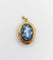 Pendentif Pendentif porte photo souvenir antique or jaune 18k plaques noires, croix et étoiles (circa 1900) 58 Facettes A06198