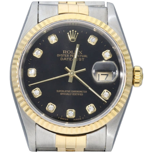 Montre Rolex Montre Datejust 36 Or Jaune 18K / Acier 58 Facettes MT40971
