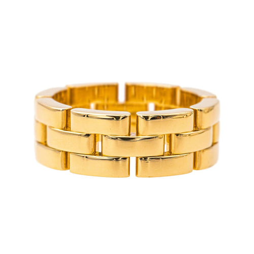 Bague 54 Cartier Bague Maillon Panthère Or jaune 58 Facettes 4342790RV